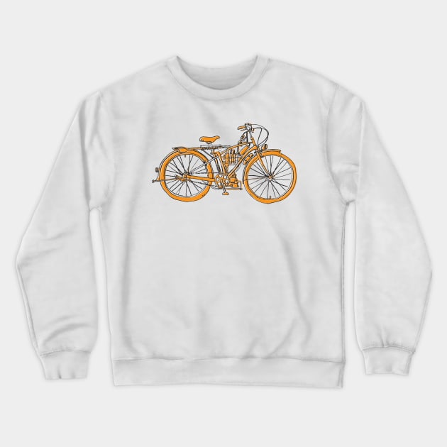 Steam Punk Cycling Crewneck Sweatshirt by beard0